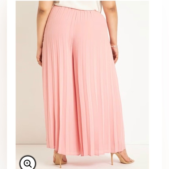 Eloquii Pleated Palazzo Pants size 18 - Picture 2 of 3